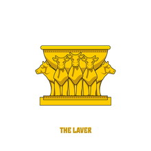 The Laver, Set In The Tabernacle And Temple Of Solomon. A Ritual Object In The Rites Of The Jewish Religion.