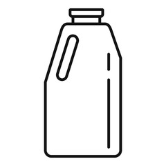 Poster - Clean bleach icon. Outline clean bleach vector icon for web design isolated on white background