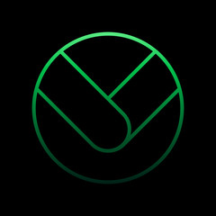 Poster - mutual agreement nolan icon. Simple thin line, outline vector of conferencing icons for ui and ux, website or mobile application