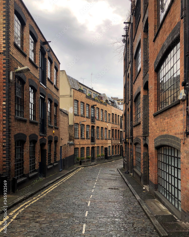 Photo inspiration: Picture Idea: Typical Street In East London With Victorian Warehouses Converted Into