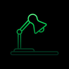 Poster - table lamp nolan icon. Simple thin line, outline vector of Education icons for ui and ux, website or mobile application