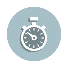 Poster - Time to market badge icon. Simple glyph, flat vector of software development icons for ui and ux, website or mobile application