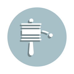 Poster - Prayer badge icon. Simple glyph, flat vector of world religiosity icons for ui and ux, website or mobile application