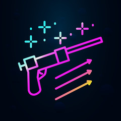 Poster - Diving gun nolan icon. Simple thin line, outline vector of diving icons for ui and ux, website or mobile application