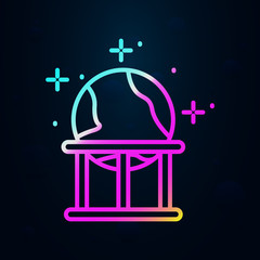 Poster - Globe, earth nolan icon. Simple thin line, outline vector of geography icons for ui and ux, website or mobile application