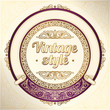 © alex_bond - Golden ornate decorative vintage label
