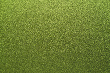 Green Sparkly Backgrounds, Paper Texture. Shiny Foil Surface, Abstract Wallpaper, Backdrop. Holiday Decoration Design.