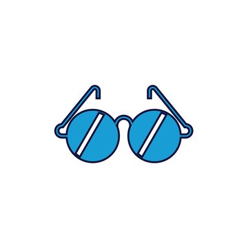 glasses icon vector illustration design