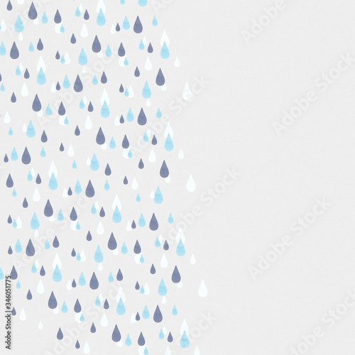 Drop Material Drop Pattern Background Material It Looks Like A Drop Was Designed 背景 梅雨 雫 水滴 つゆ しずく パターン デザイン かわいい ポップ Ilustracion De Stock Adobe Stock