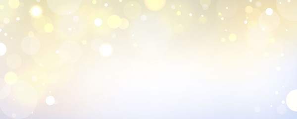 Wall Mural - abstract blurred light element that can be used for cover decoration bokeh background with yellow co