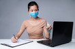 © Worranan - Asia woman working from home during coronavirus outbreak