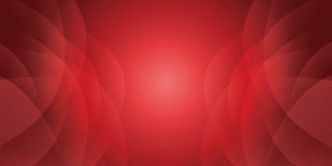 Red smooth twist light lines vector background