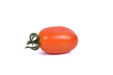 Cherry tomato on a white background