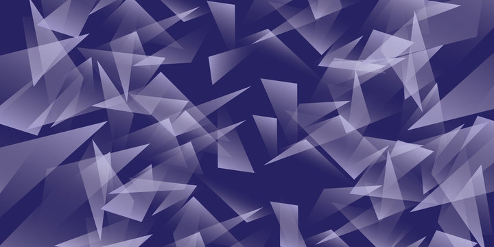 Blue abstract geometric triangular polygon style illustration graphic background