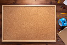 Cork Board Or Corkboard As Background Texture Surface
