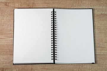 notebook that opens with a blank sheet. For presentation settings