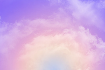 Wall Mural - cloud background with a pastel colour