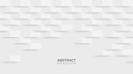 Abstract modern square background. White and grey geometric texture. vector illustration