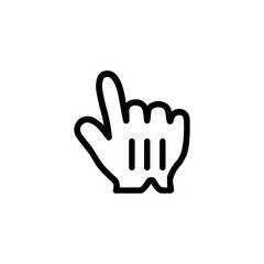 Poster - Click icon. Cursor symbol modern, simple, vector, icon for website design, mobile app, ui. Vector Illustration