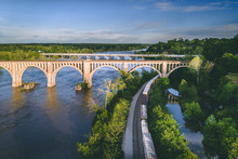 CSX A-Line Train Bridge In Richmond, VA