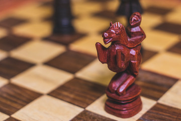 chess pieces on a chessboard