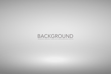 Wall Mural - Abstract gray gradient studio background, empty room showcase interior wall and floor with light from spotlight for product display