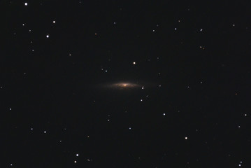 Wall Mural - The UFO Galaxy NGC 2683 in the constellation Lynx photographed with a Maksutov telescope from Mannheim in Germany.