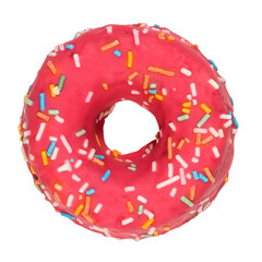 Sticker - Pink donut isolated