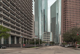 Fototapeta Miasto - Buildings in downtown Houston, Texas