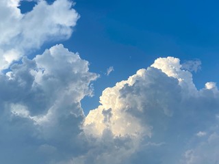 blue sky with clouds