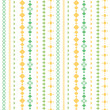 © StockFloral - Modern and cute embroidered design pattern for bedroom wall decor.