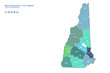 new hampshire map. vector map of new hampshire, U.S. states.