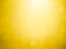 Yellow Bokeh Background. Blur Background. Gold Bubbles Wallpaper