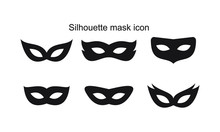 Silhouette Mask Icon