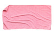 © Kwangmoozaa - Pink beach towel isolated white background