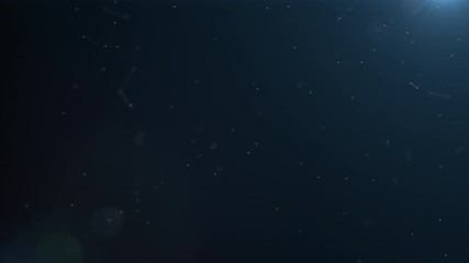 Abstract geometric animation with beams of flickering light and geometric chaos. 4K web concept animation