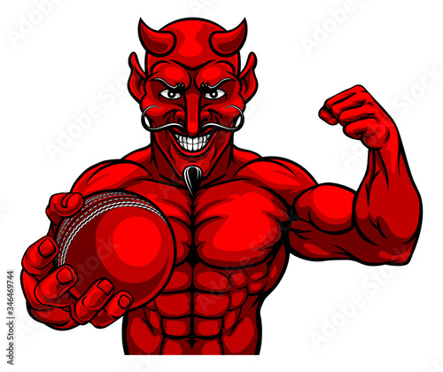 A devil Satan cricket sport...