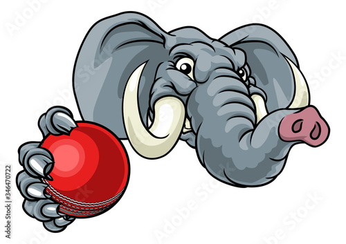 An elephant Cricket sports ...