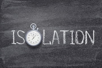 Wall Mural - isolation word watch
