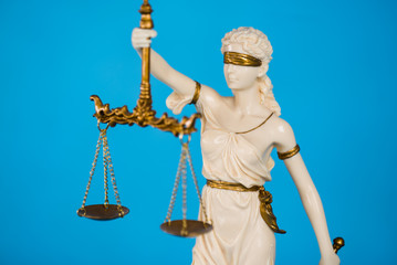 Poster - Statue of justice. Law concept. Legal law, advice and justice