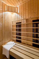 Wall Mural - Wooden sauna interior