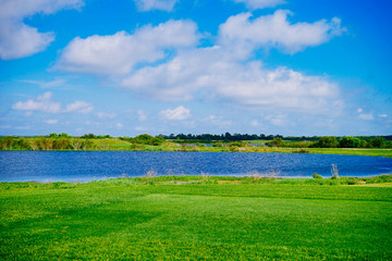 Wall Mural - A golf resort in Florida