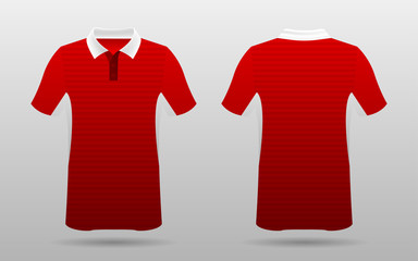 Wall Mural - polo shirt template