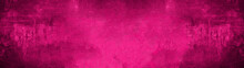 Pink Black Magenta Stone Concrete Paper Texture Background Panorama Banner Long, With Space For Text 