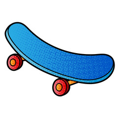 Poster - skateboarding vector design. digital hand drawn. comic style