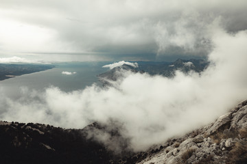 Beautiful landscape in the spring, Dalmatia, Croatia