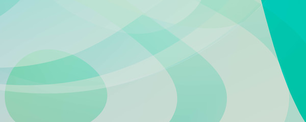 Poster - Abstract colourful aqua turkey petrol green curves background illustration 2d rendering