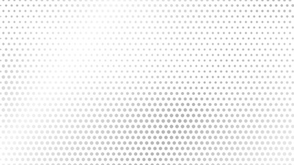 Fototapete - Abstract halftone wave dotted background. Modern monochrome background. Futuristic grunge pattern, dot, wave. Vector modern optical halftone texture for sites, poster, business card, cover