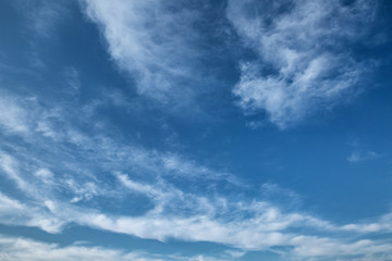 Wall Mural - beautiful blue sky with clouds.
