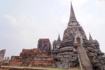 Wall Mural - Ayutthaya archaeological Park, Wat Phra Si Sanphet - Thailand